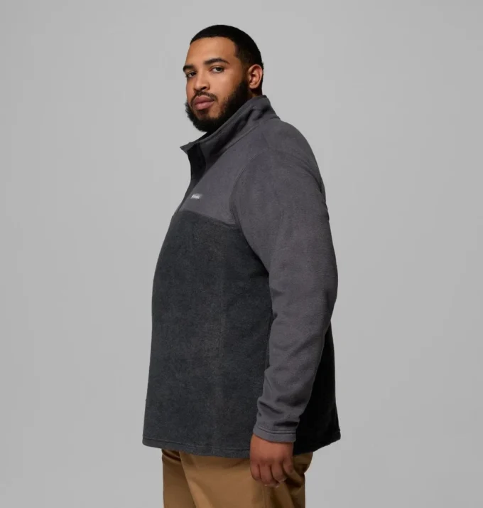 Pulover din fleece cu jumătate de nasturi II pentru bărbați Steens Mountain™ – Mărime mare