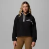 Pulover scurt din fleece cu jumătate de nasturi pentru femei Helvetia™ II
