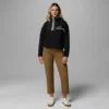 Pulover scurt din fleece cu jumătate de nasturi pentru femei Helvetia™ II