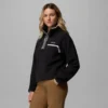 Pulover scurt din fleece cu jumătate de nasturi pentru femei Helvetia™ II