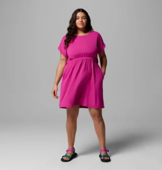Rochie cu mâneci scurte Chill River™ pentru femei – Mărimi mari