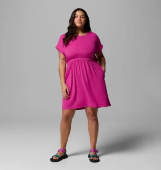 Rochie cu mâneci scurte Chill River™ pentru femei – Mărimi mari