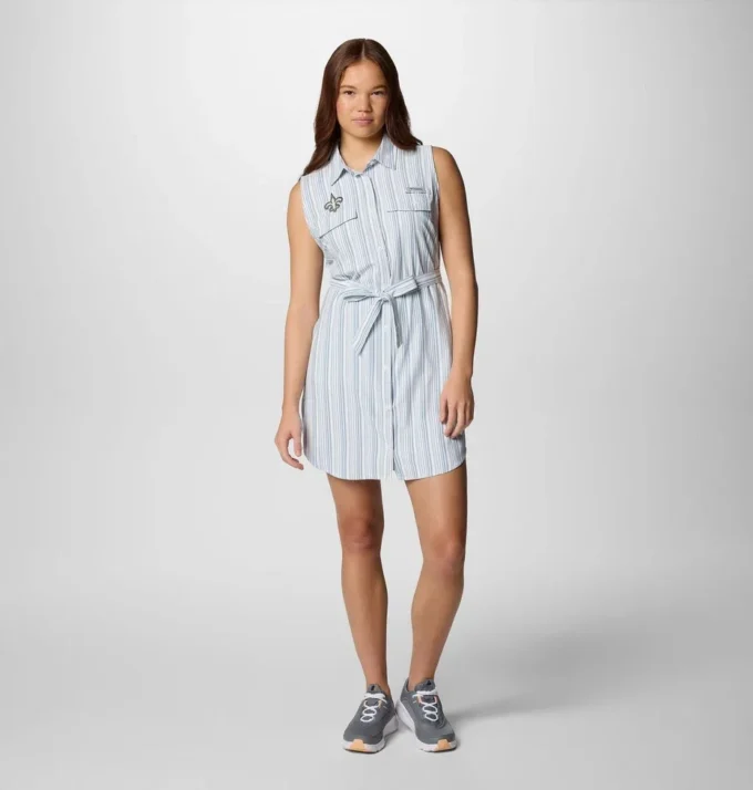 Rochie țesută PFG Sun Drifter™ II pentru femei – New Orleans Saints Rochie țesută PFG Sun Drifter™ II pentru femei – New Orleans Saints