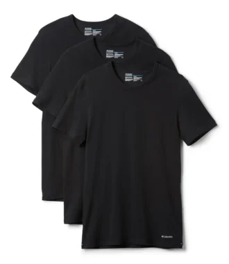 Tricou cu guler rotund pentru bărbați, croială clasică – pachet de 3 bucăți