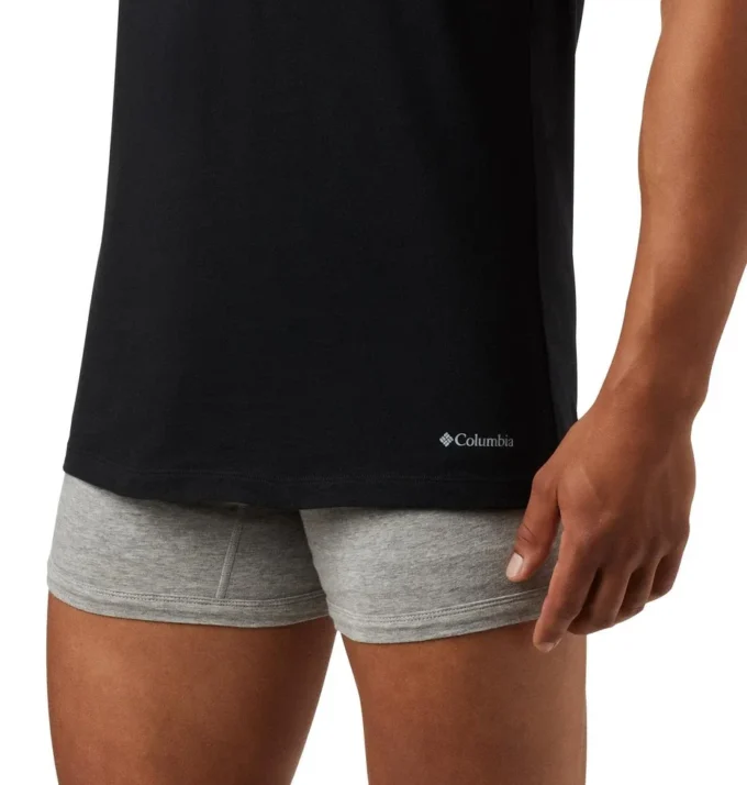 Tricou cu guler rotund pentru bărbați, croială clasică – pachet de 3 bucăți
