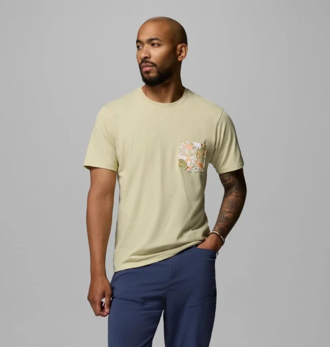 Tricou cu mânecă scurtă și buzunar Wild Cast™ pentru bărbați