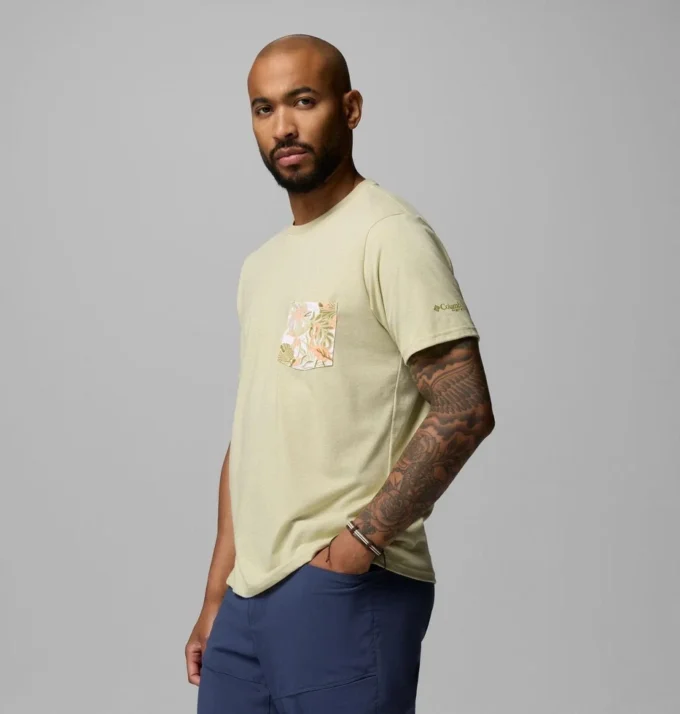 Tricou cu mânecă scurtă și buzunar Wild Cast™ pentru bărbați