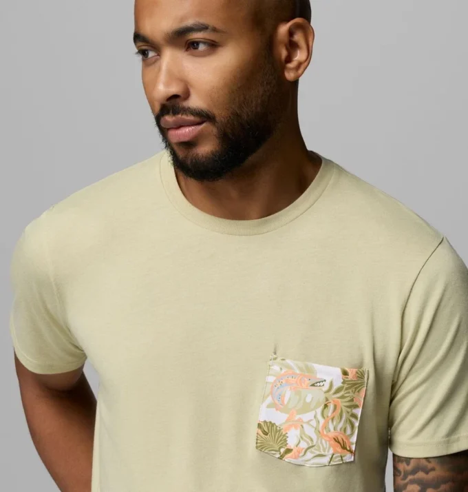 Tricou cu mânecă scurtă și buzunar Wild Cast™ pentru bărbați