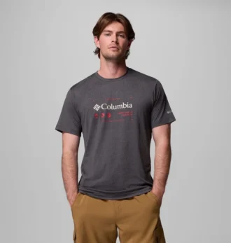 Tricou cu mânecă scurtă și imprimeu Kwick Hike™ pentru bărbați
