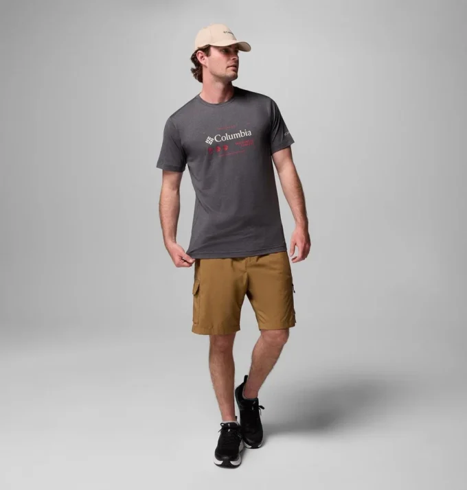 Tricou cu mânecă scurtă și imprimeu Kwick Hike™ pentru bărbați