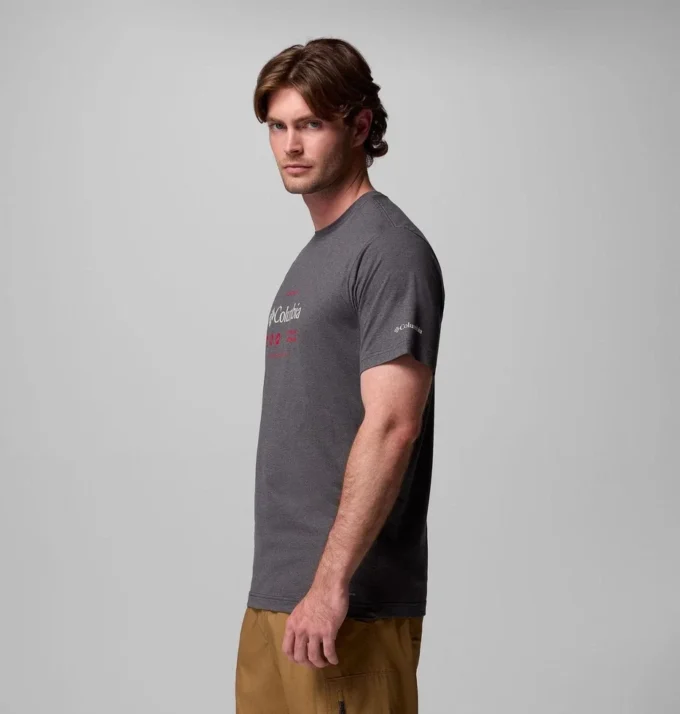Tricou cu mânecă scurtă și imprimeu Kwick Hike™ pentru bărbați