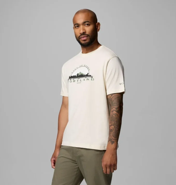 Tricou cu mânecă scurtă pentru bărbați Buckman PDX OR CSC