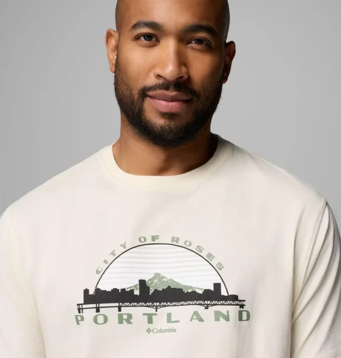 Tricou cu mânecă scurtă pentru bărbați Buckman PDX OR CSC