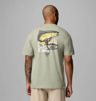 Tricou cu mânecă scurtă pentru bărbați Charlie Trout PFG