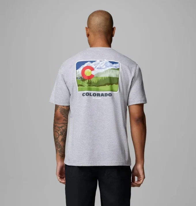 Tricou cu mânecă scurtă pentru bărbați Flag CO CSC