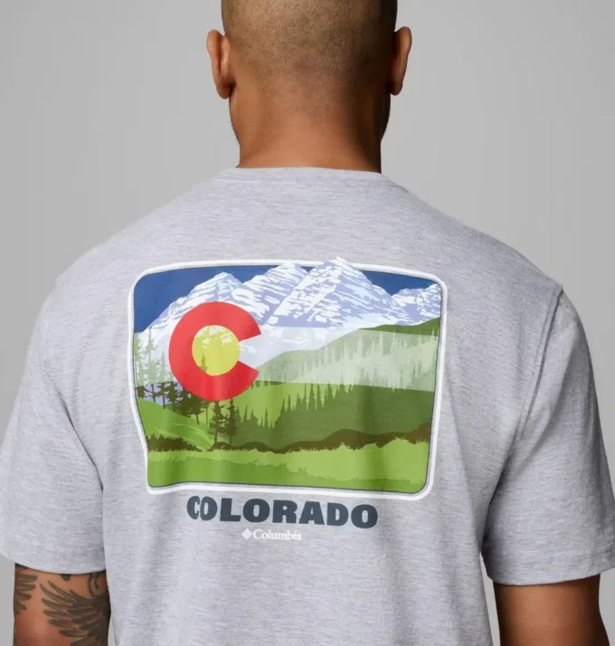 Tricou cu mânecă scurtă pentru bărbați Flag CO CSC