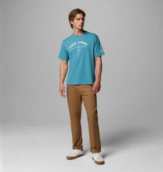 Tricou cu mânecă scurtă pentru bărbați Gilded NY CSC
