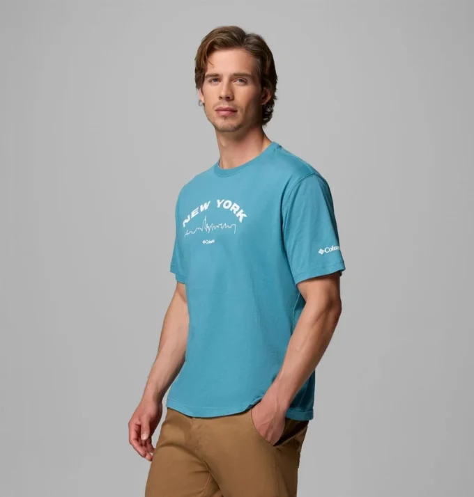 Tricou cu mânecă scurtă pentru bărbați Gilded NY CSC