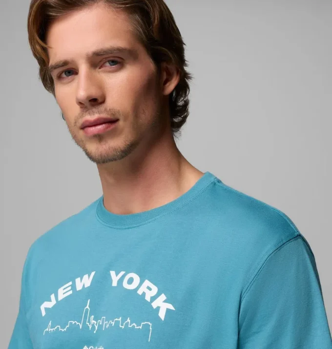 Tricou cu mânecă scurtă pentru bărbați Gilded NY CSC