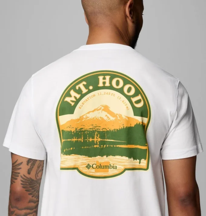 Tricou cu mânecă scurtă pentru bărbați Heavenly Mt Hood CSC