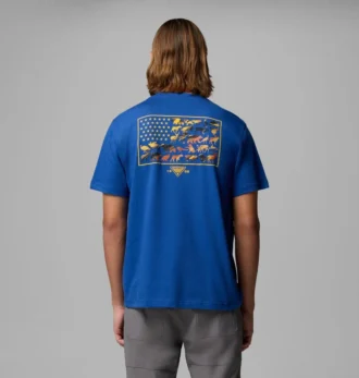 Tricou cu mânecă scurtă pentru bărbați Marques Flag Br PHG