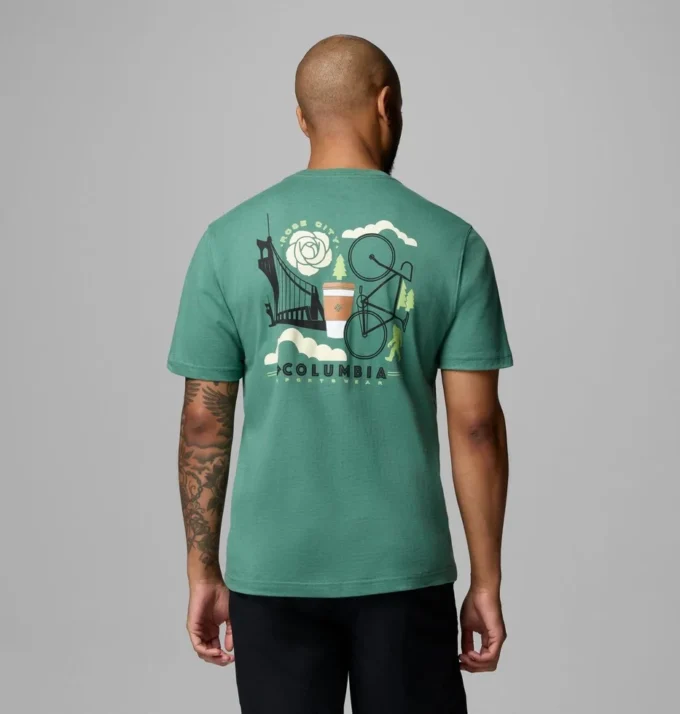 Tricou cu mânecă scurtă pentru bărbați Portlents PDX CSC