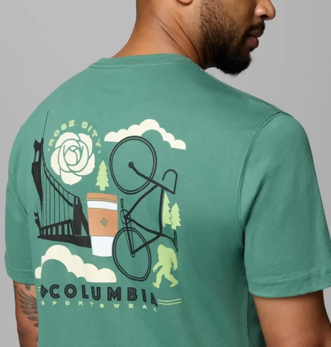 Tricou cu mânecă scurtă pentru bărbați Portlents PDX CSC