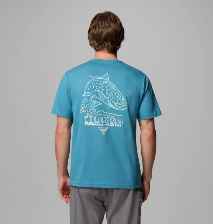Tricou cu mânecă scurtă pentru bărbați Ralfie Tarpon PFG