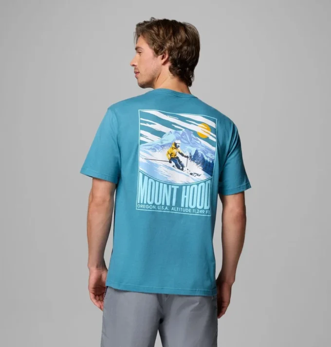 Tricou cu mânecă scurtă pentru bărbați Steep Mt Hood OR CSC