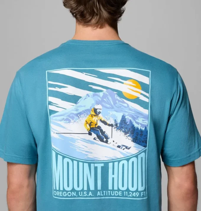 Tricou cu mânecă scurtă pentru bărbați Steep Mt Hood OR CSC