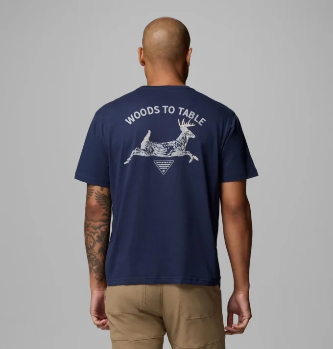 Tricou cu mânecă scurtă pentru bărbați Vinnie Deer Br PHG