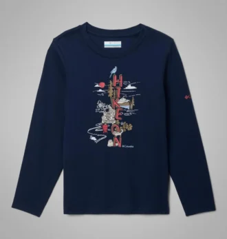 Tricou cu mâneci lungi și imprimeu grafic pentru băieți Dobson Pass™