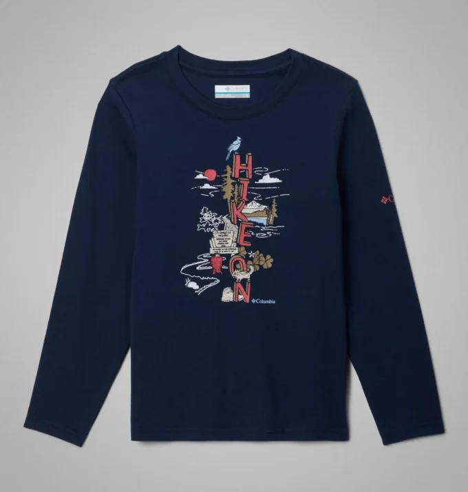 Tricou cu mâneci lungi și imprimeu grafic pentru băieți Dobson Pass™