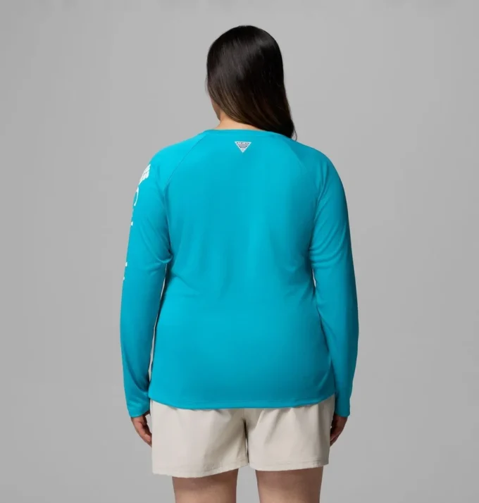 Tricou cu mâneci lungi pentru femei PFG Tidal Tee™ II – Mărime mare