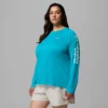 Tricou cu mâneci lungi pentru femei PFG Tidal Tee™ II – Mărime mare