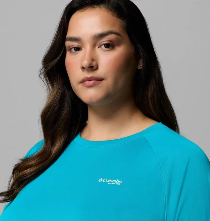 Tricou cu mâneci lungi pentru femei PFG Tidal Tee™ II – Mărime mare