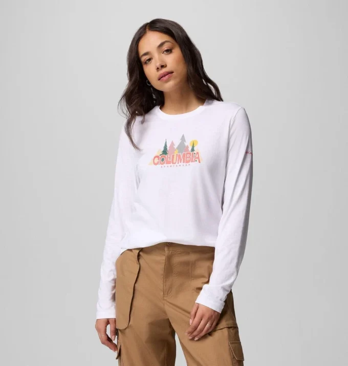 Tricou cu mâneci lungi pentru femei Ruby Springs™ Graphic