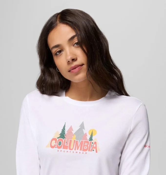 Tricou cu mâneci lungi pentru femei Ruby Springs™ Graphic