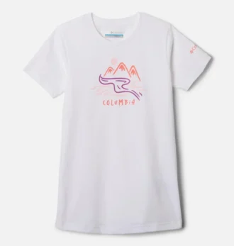 Tricou cu mâneci scurte și imprimeu grafic Mission Lake™ pentru fete