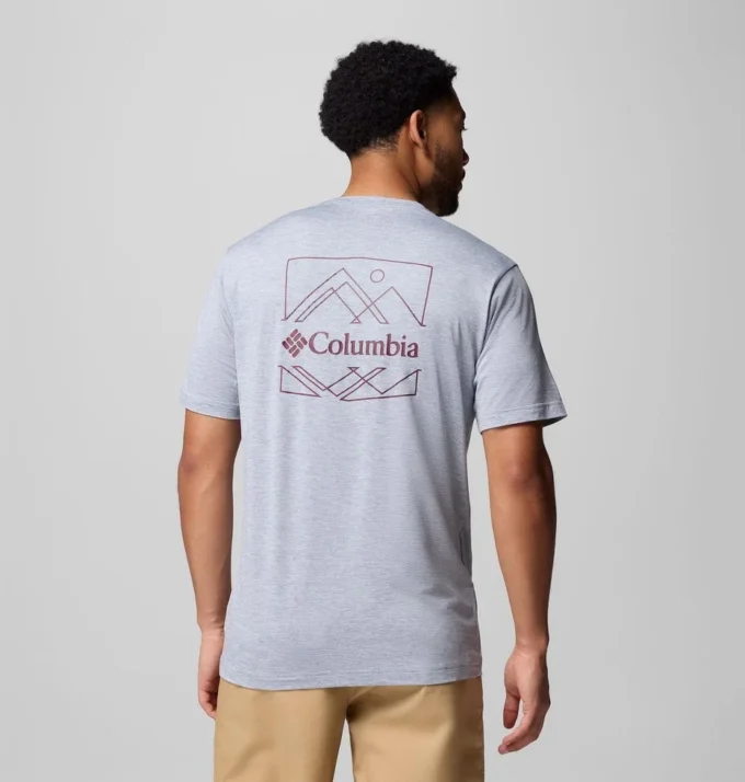 Tricou cu mâneci scurte și imprimeu pe spate Kwick Hike™ pentru bărbați