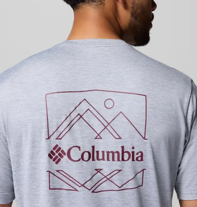 Tricou cu mâneci scurte și imprimeu pe spate Kwick Hike™ pentru bărbați