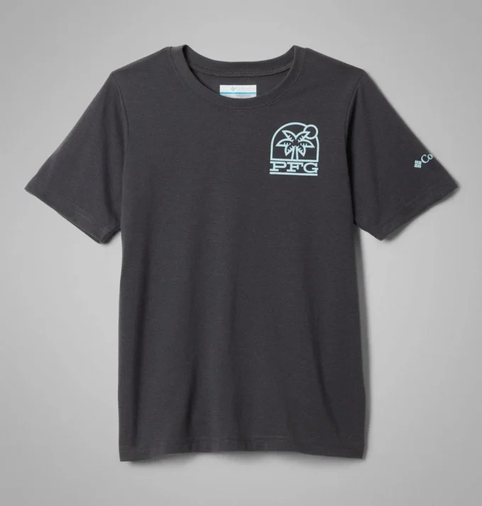 Tricou cu mâneci scurte PFG™ Palm Waves pentru băieți Tricou cu mâneci scurte PFG™ Palm Waves pentru băieți