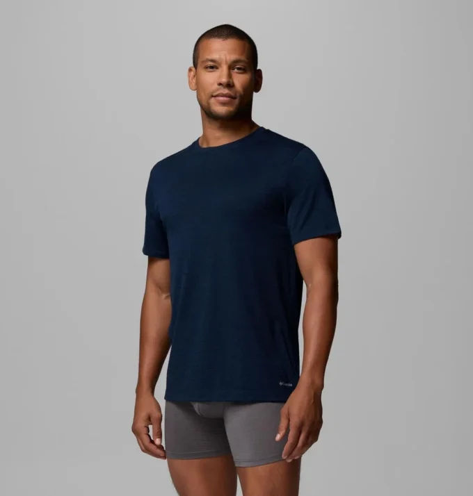 Tricou din lână merino pentru bărbați, pachet simplu
