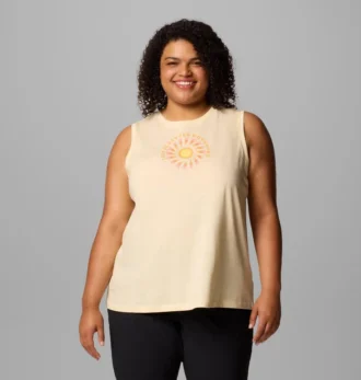 Tricou fără mâneci pentru femei Ruby Springs™ Graphic – Mărime mare