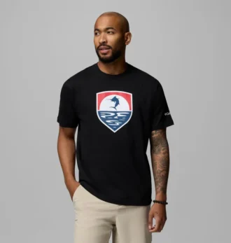 Tricou pentru bărbați PFG™ Silver Bank Americana Marlin