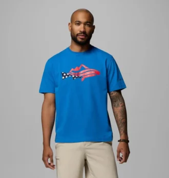 Tricou PFG™ Silver Bank Trout Mountain pentru bărbați