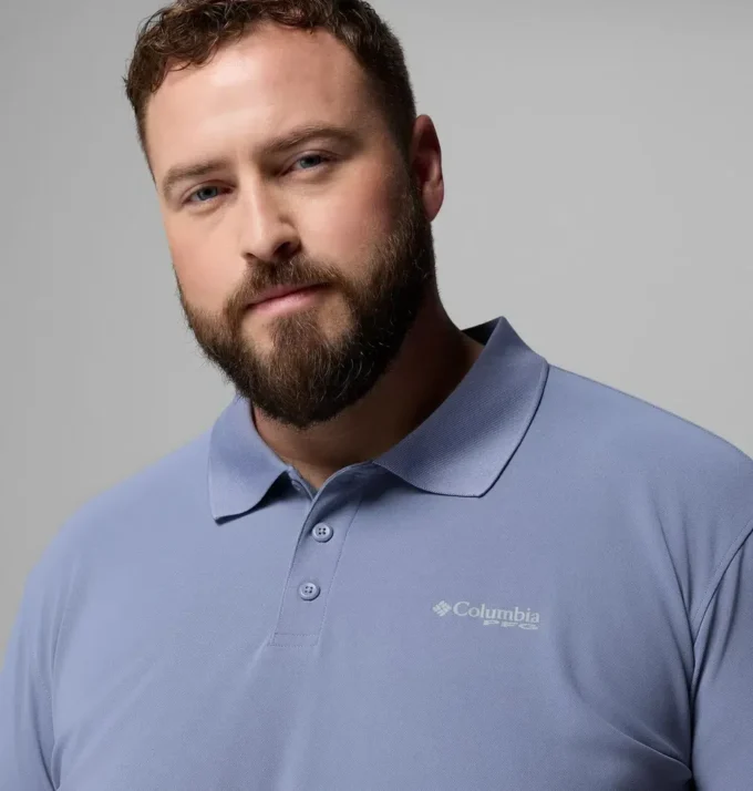 Tricou polo PFG Freezer™ pentru bărbați – Mărime mare