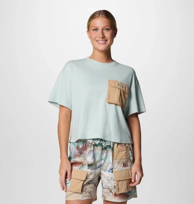 Tricou scurt cu buzunare pentru femei Cove Beach™