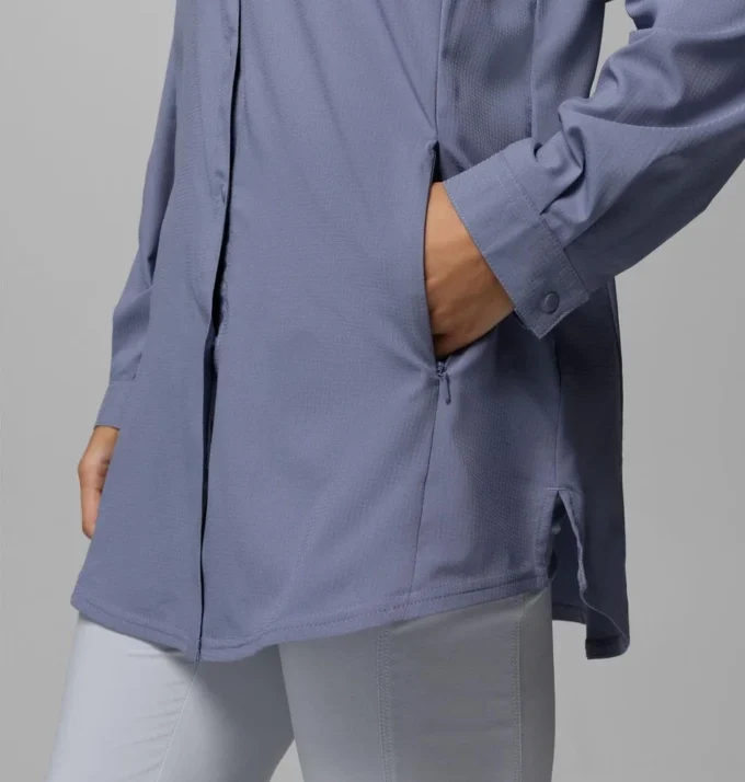 Tunică cu mâneci lungi PFG Tamiami™ pentru femei Tunică cu mâneci lungi PFG Tamiami™ pentru femei
