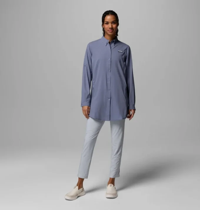 Tunică cu mâneci lungi PFG Tamiami™ pentru femei Tunică cu mâneci lungi PFG Tamiami™ pentru femei